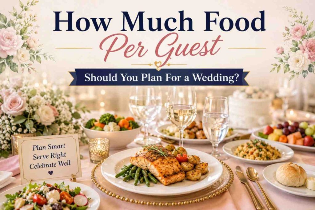 How Much Food Per Guest Should You Plan For a Wedding